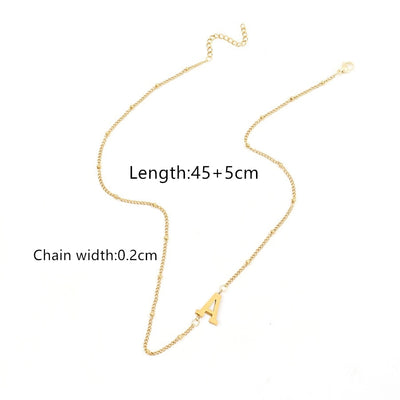 Jewelry Simple Style Classic Style Letter 201 Stainless Steel 304 Stainless Steel Pendant Necklace