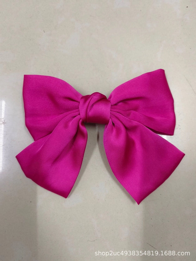 korean style bow knot cloth hair clip hair tie 1 piece