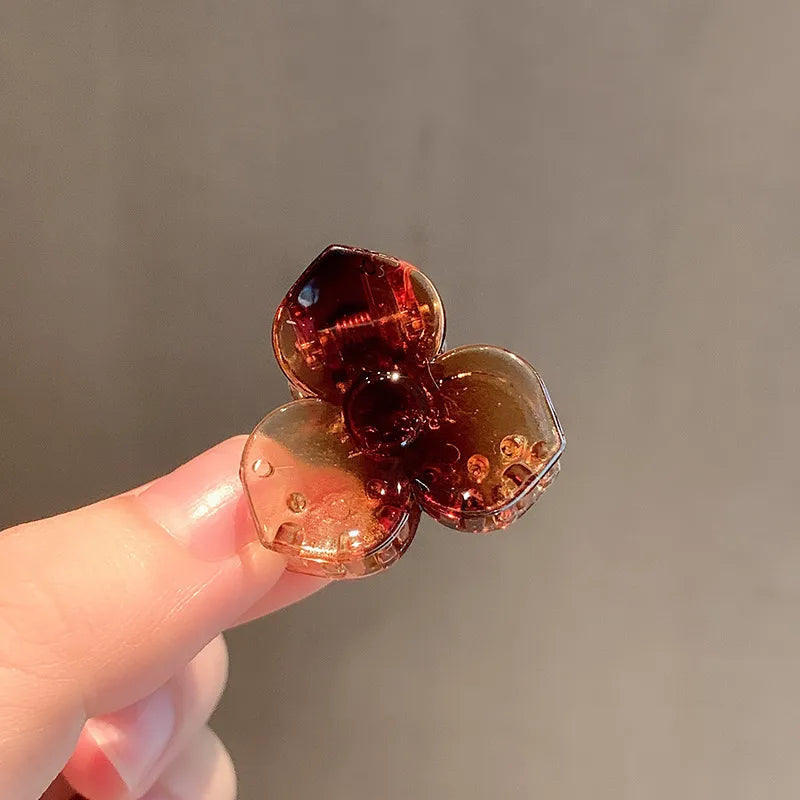 retro geometric transparent acrylic small catch clip wholesale nihaojewelry