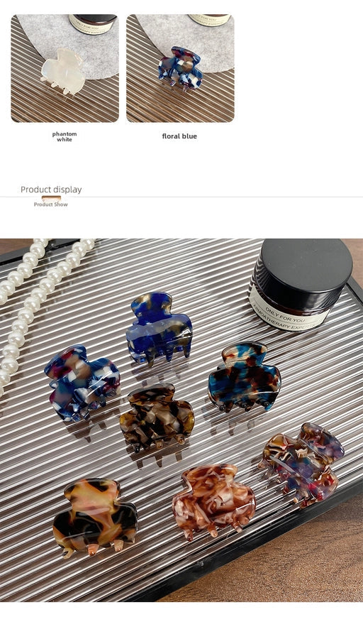 Beautiful Mini small size acetate grip bangs clip side broken hairpin hairpin air texture shark clip ponytail headdress