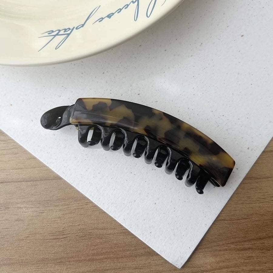 Women's Retro Simple Style Color Block Leopard Acetic acid sheets Hair Clip