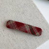 Women's IG Style Korean Style Plaid Cloth Hair Clip