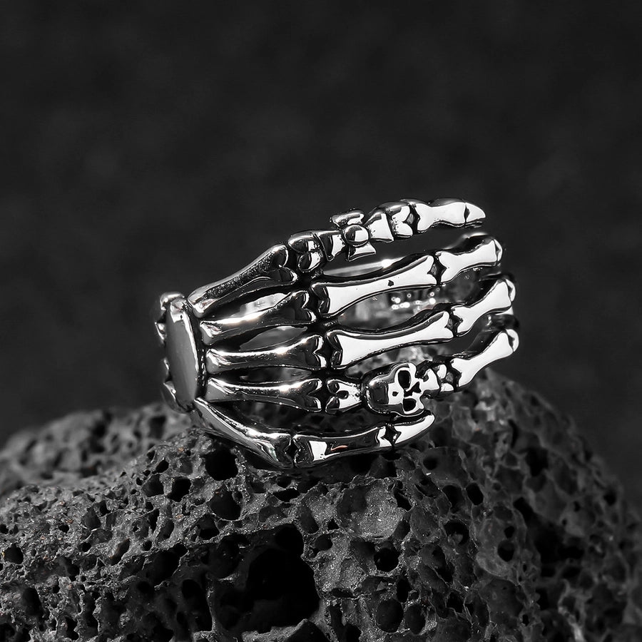 Copper Skull Open Rings