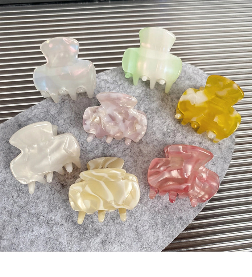 Beautiful Mini small size acetate grip bangs clip side broken hairpin hairpin air texture shark clip ponytail headdress