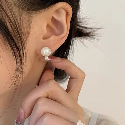 1 Pair Elegant Lady Geometric Heart Shape Plating Alloy Drop Earrings Ear Studs