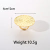 Jewelry Casual Elegant Commute Geometric Flower 304 Stainless Steel 14K Gold Plated Plating Stainless Steel Rings
