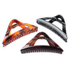 simple style triangle arylic stoving varnish hair claws 1 piece