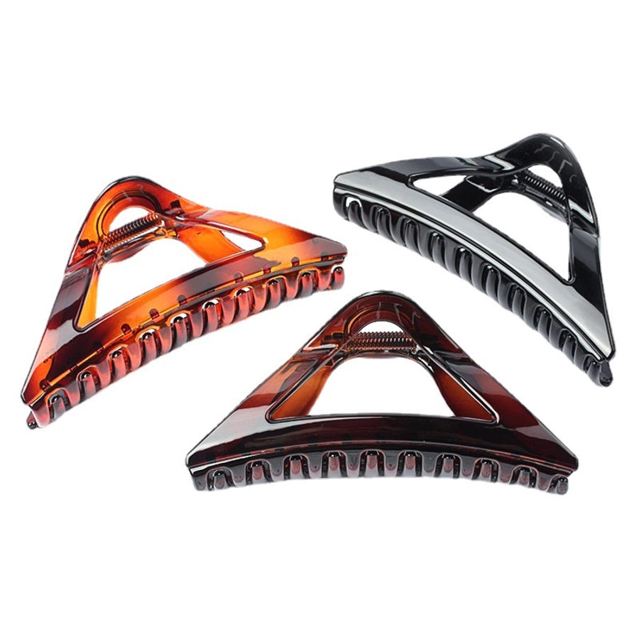 simple style triangle arylic stoving varnish hair claws 1 piece