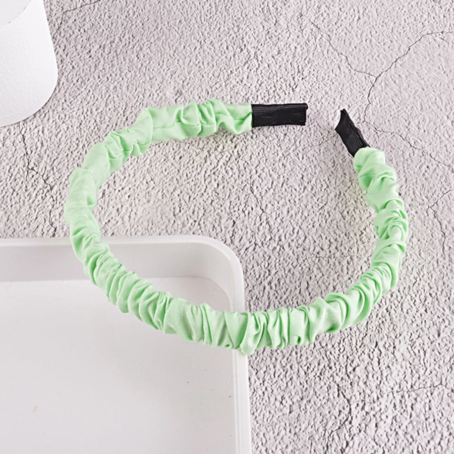 fashion candy color solid color sponge wide-sided headband