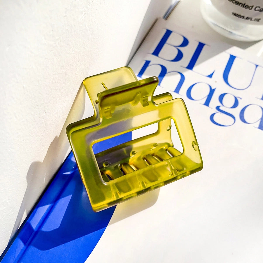 simple style solid color  ps handmade hair claws 1 piece