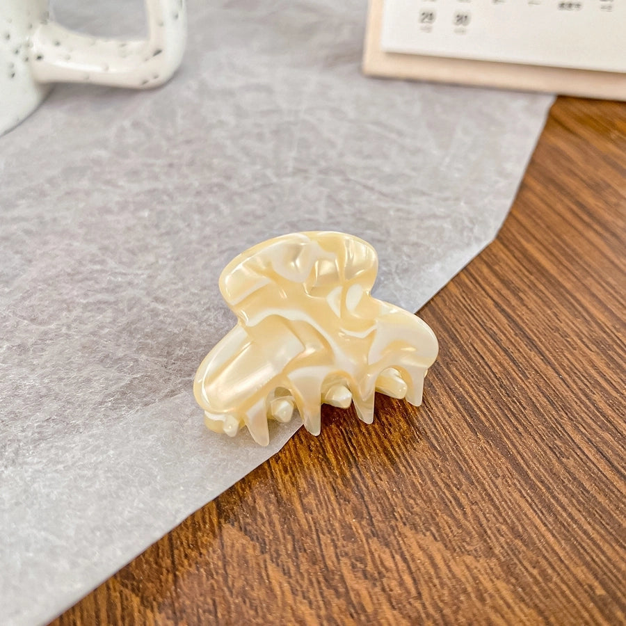 Women's IG Style Marble Acetic acid sheets Hair Claws