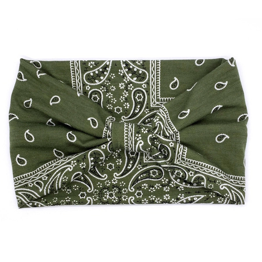 bohemian water droplets cloth hair band