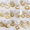 1 Pair Simple Style Commute Geometric Heart Shape Plating Titanium Steel Drop Earrings Earrings Ear Studs