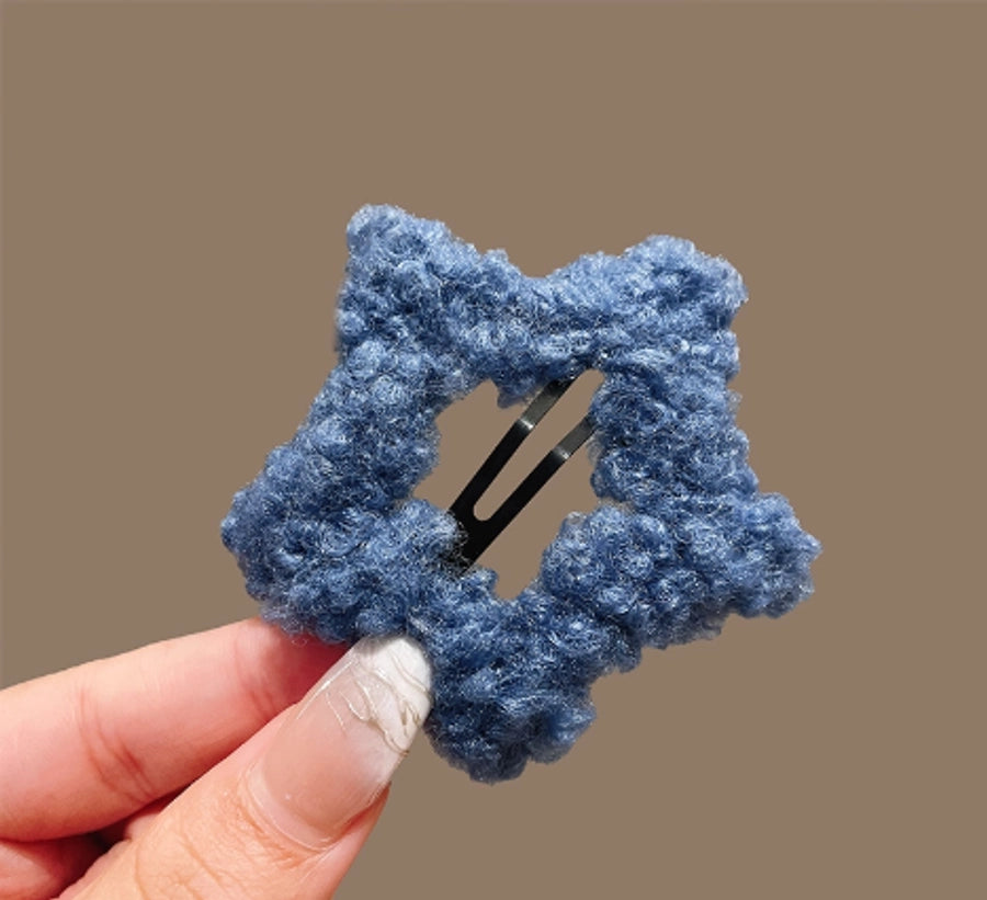 Women's Cute Star Cloth Star Hair Clip