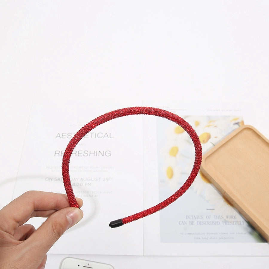 fashion geometric rhinestone hair band 1 piece