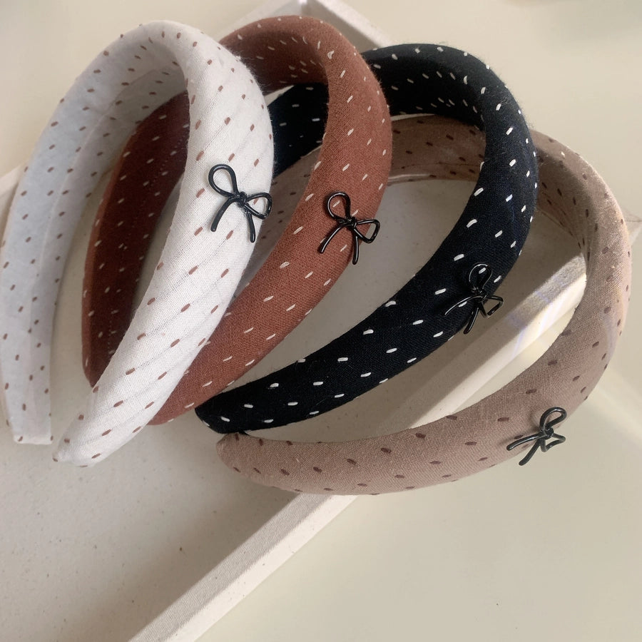 Women's Simple Style Bow Knot Cloth Hair Band
