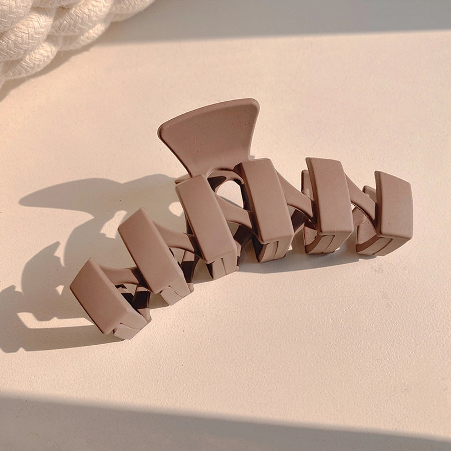 women's modern style simple style waves solid color arylic hair claws