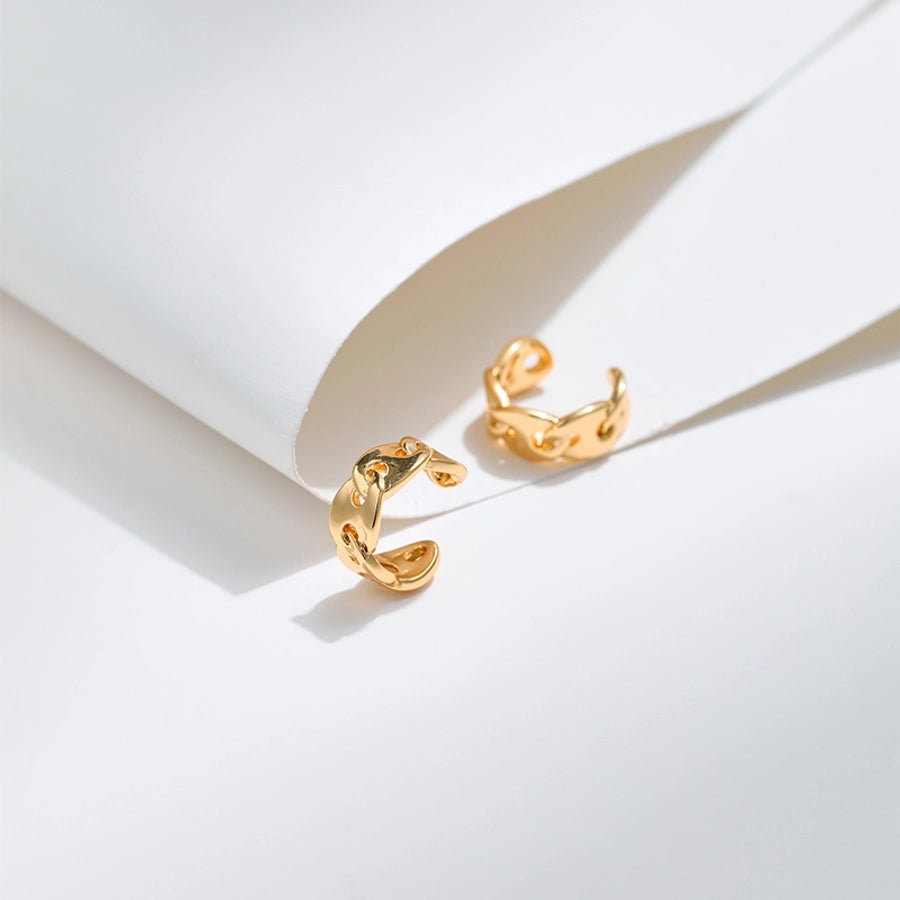 1 Pair Casual Elegant Classic Style Geometric Copper Ear Cuffs