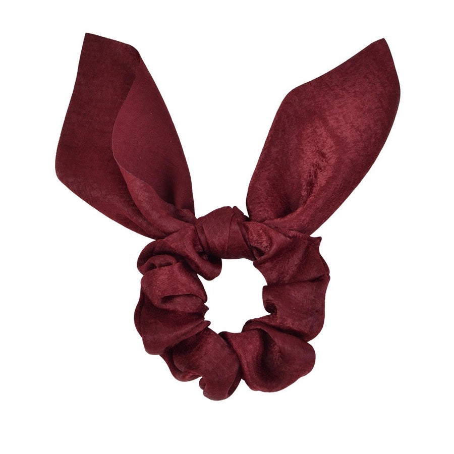 elegant basic simple style solid color cloth hair tie