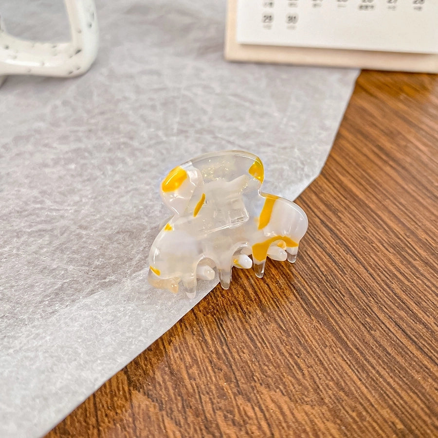 Women's IG Style Marble Acetic acid sheets Hair Claws