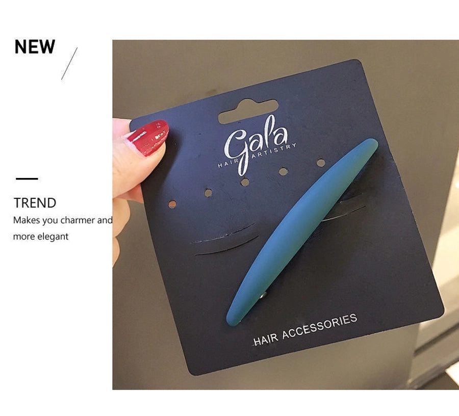 Korean-style fine half-hair simple hair clip clip head clip spring clip horizontal clip ponytail clip bangs clip