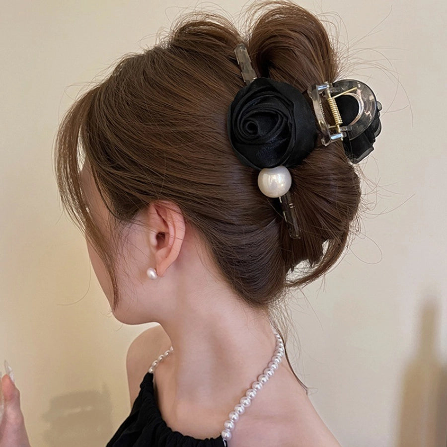 Women's Simple Style Classic Style Flower Plastic Resin Flowers Hair Claws