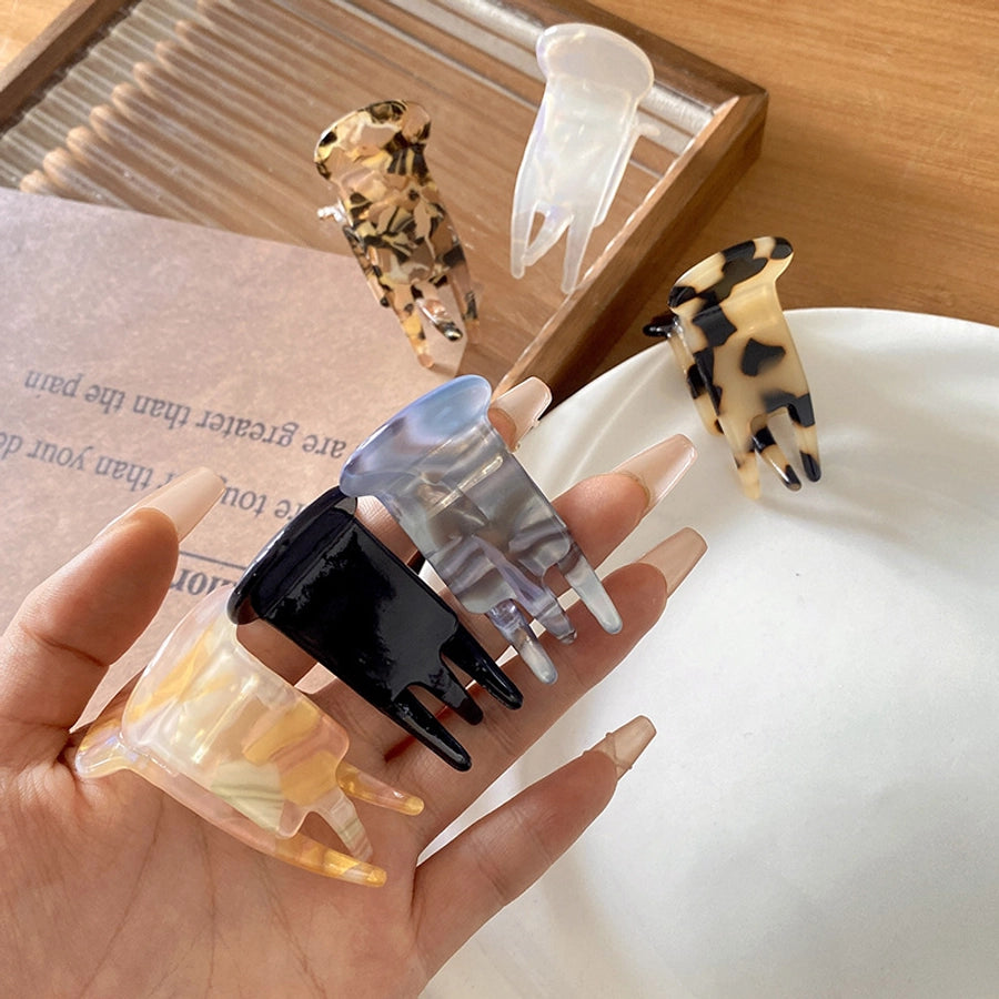 Women's Simple Style Floral Acetic acid sheets Polishing Hair Claws