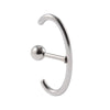 1 Piece Lip Rings Casual Elegant Vacation C Shape Arc 304 Stainless Steel 18K Gold Plated Ear Cartilage Rings & Studs