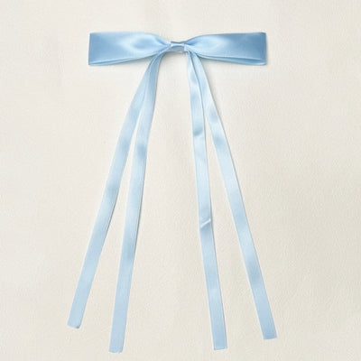 2.5cm polyester multi-color girl ribbon bow hairpin Lady temperament double ribbon duckbill clip top clip hair accessories