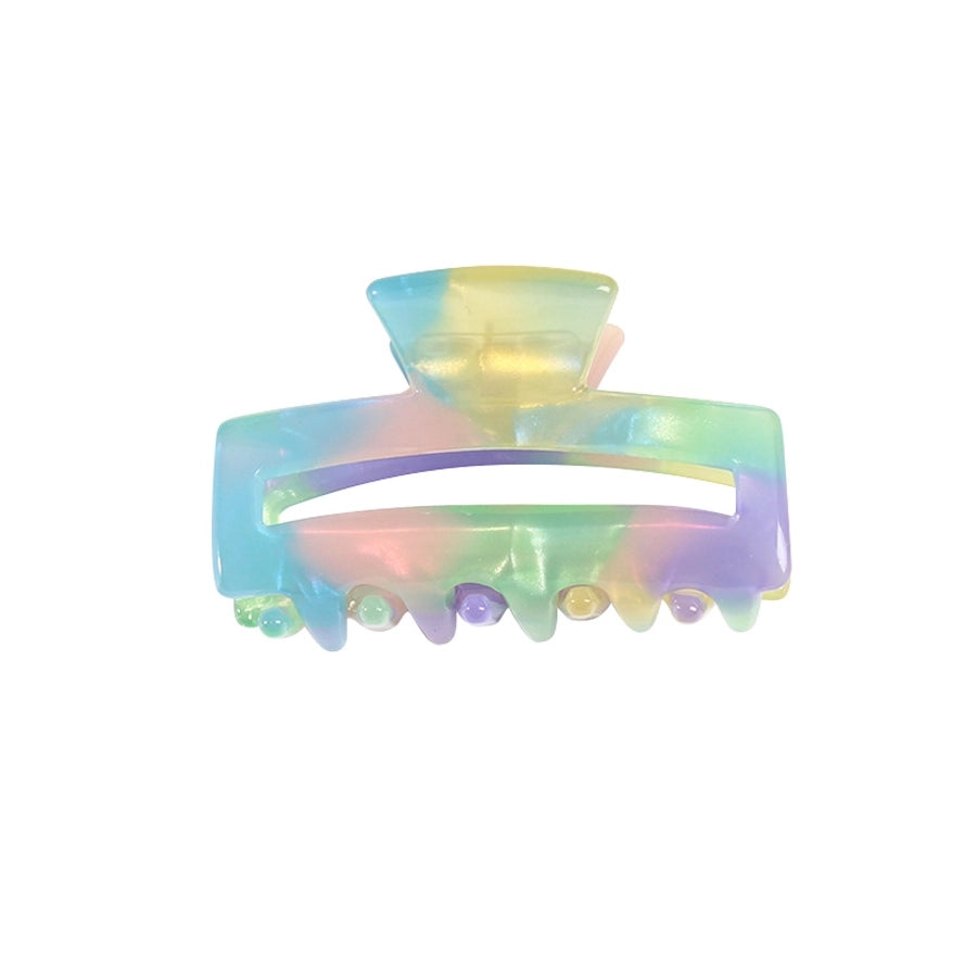 fashion geometric acetic acid sheets hair claws