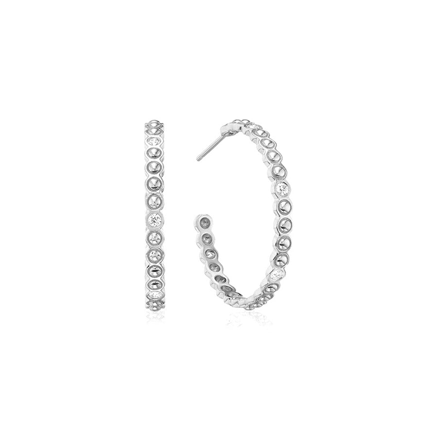 1 Pair Elegant Simple Style Geometric Flower Copper Zircon 24K Gold Plated Ear Studs