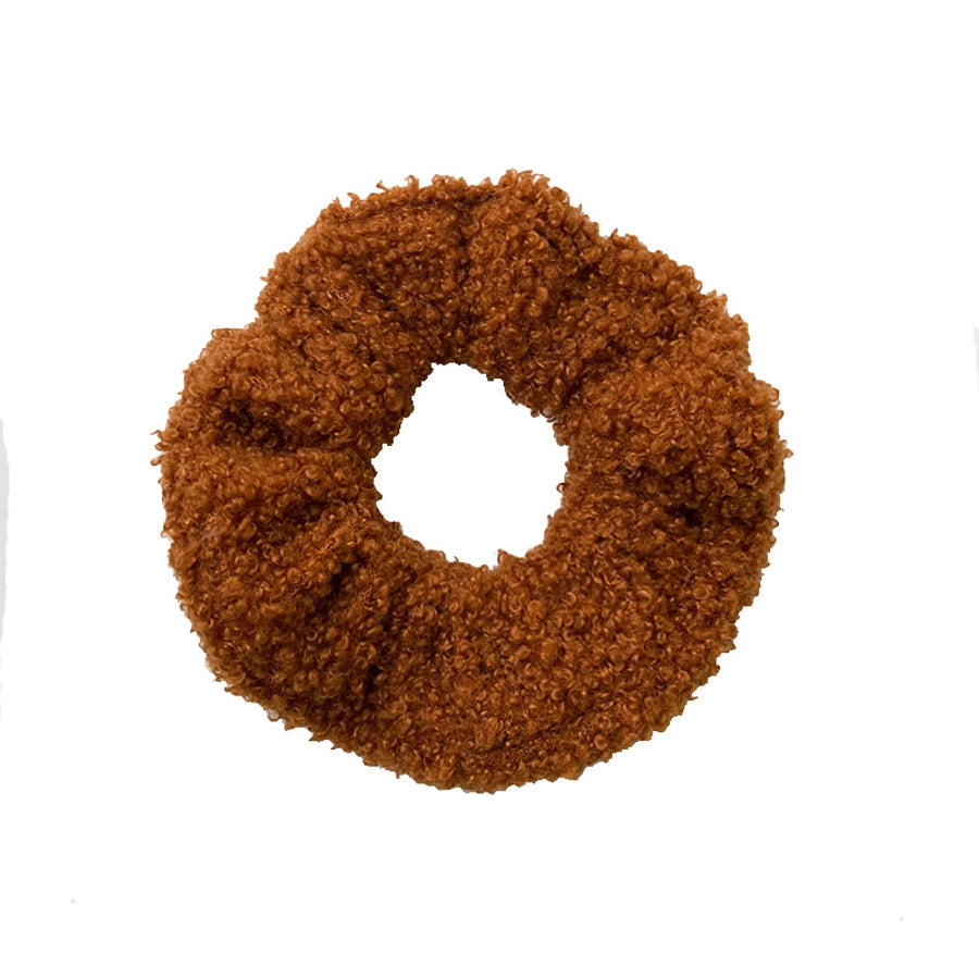 Women's Simple Style Solid Color Fleece Hair Tie