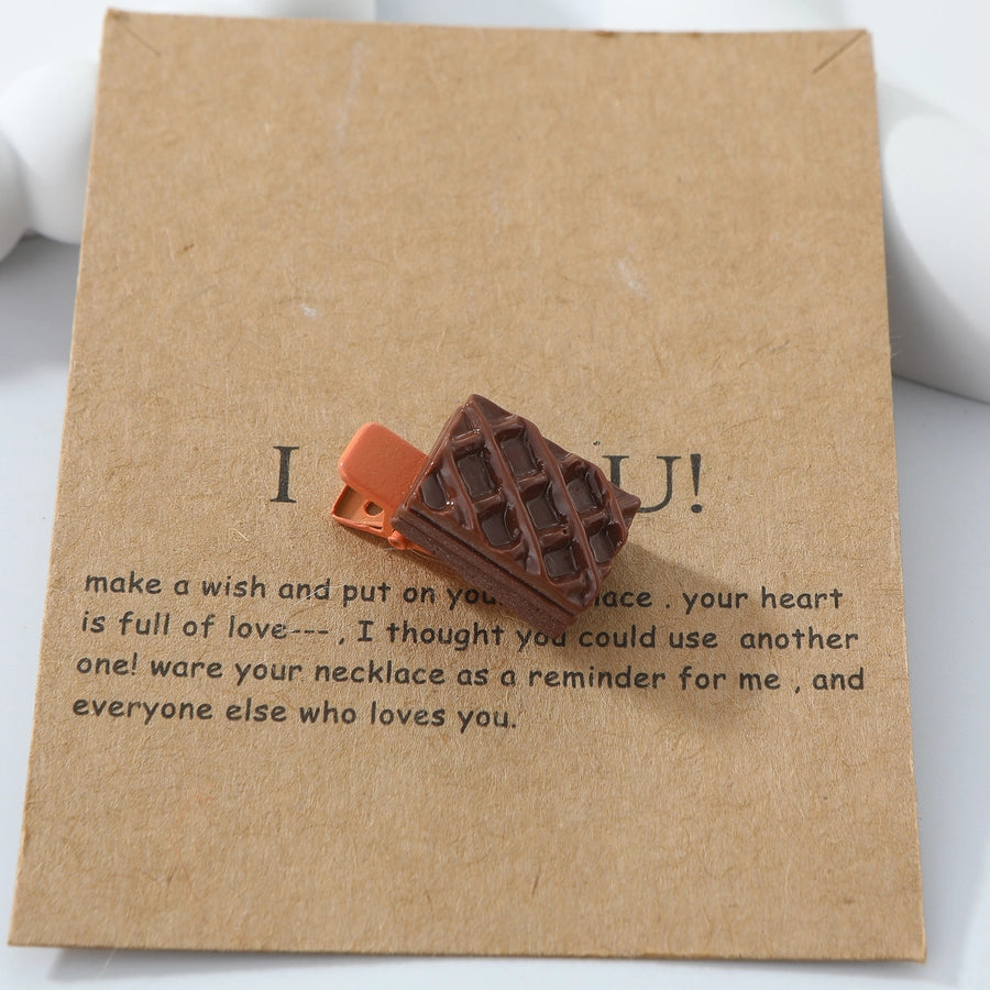 Women's Cute Funny Animal Alloy Resin Hair Clip