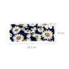 fashion color block flower cloth hair band 1 piece