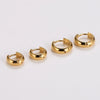 1 Pack of 12 Pairs Vintage Style Classic Style Commute Circle 304 Stainless Steel Earrings
