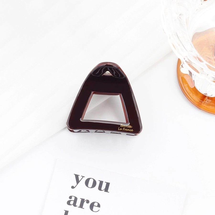 Women's Lady Geometric Plastic Hair Claws