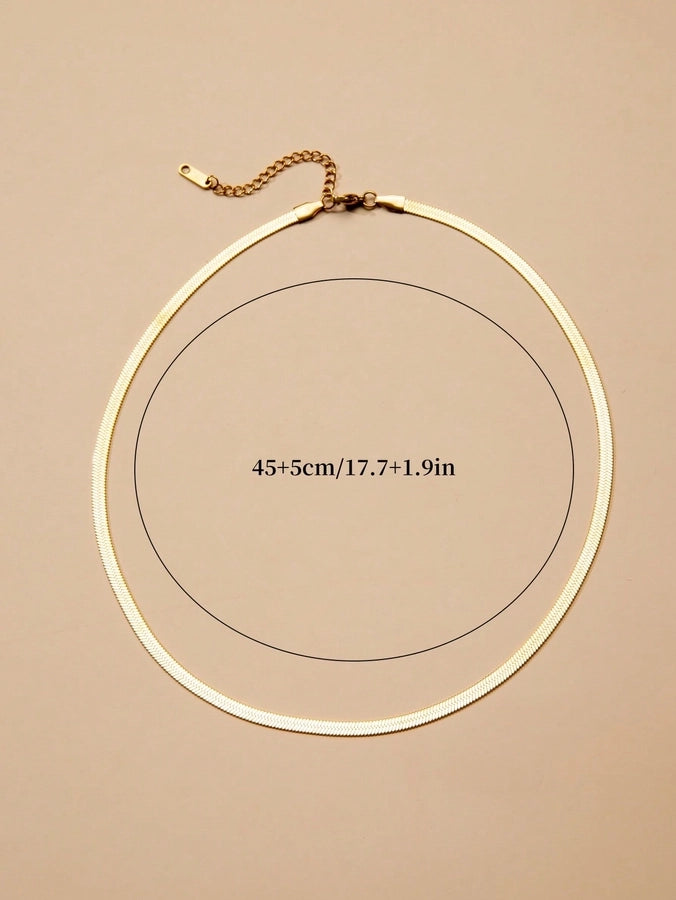 Jewelry Casual Simple Style Geometric Titanium Steel Necklace