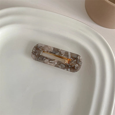 simple style flower acetic acid sheets printing hair clip 1 piece