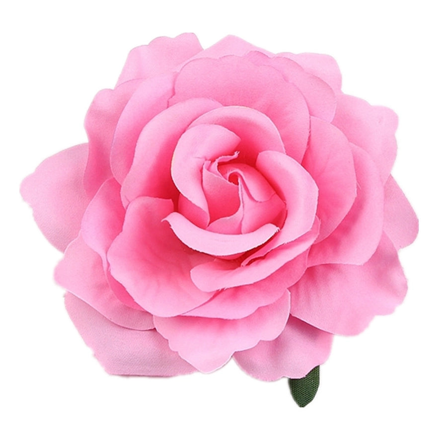 bohemian plaid flower cloth hair clip 1 piece