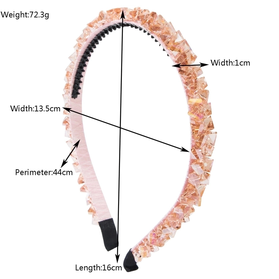 Women's Casual Elegant Multicolor Alloy Cloth Inlay  Hair Band