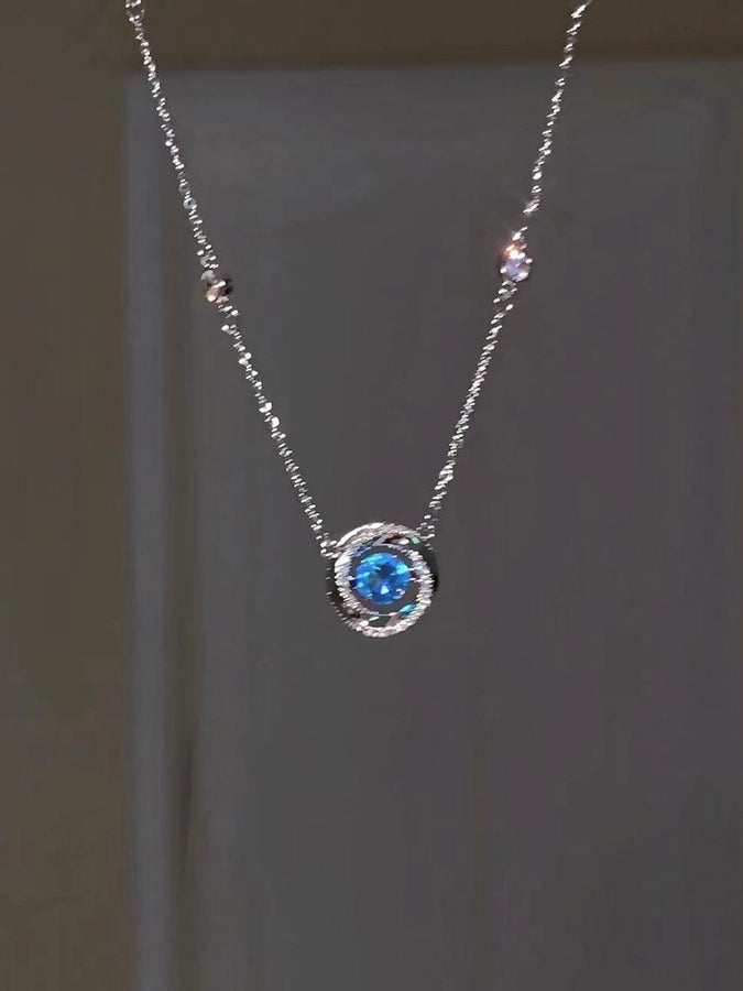 Copper Plating Geometric Pendant Necklace