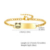 Basic Car Heart Shape Crown 304 Stainless Steel 18K Gold Plated Bracelets In Bulk