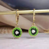 1 Pair Cute Fruit Strawberry Epoxy Copper Drop Earrings