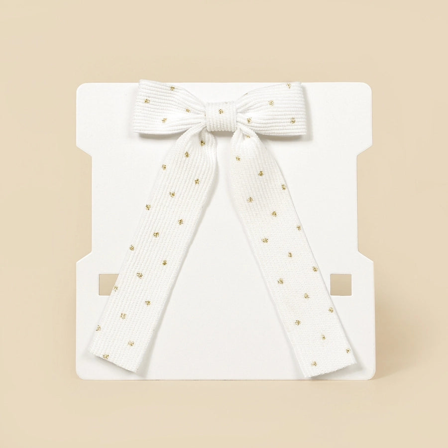 sweet bow knot corduroy hair clip