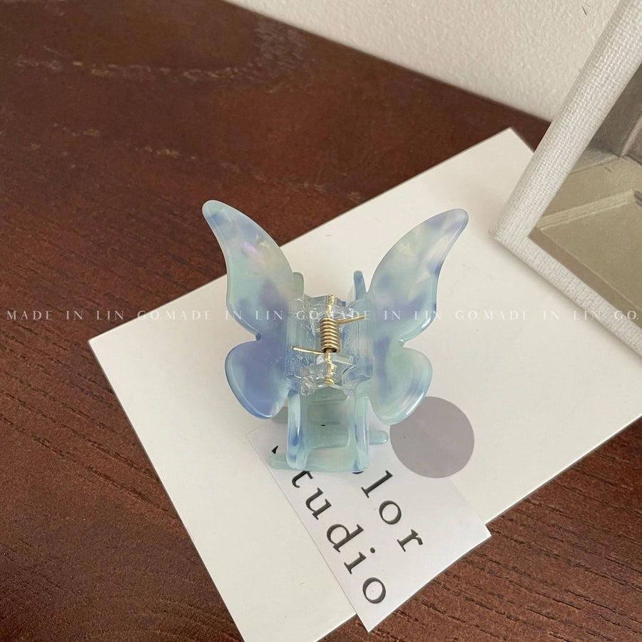 Women's Sweet Cool Style Butterfly Metal Plating Hair Claws