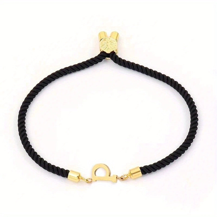 Simple Style Classic Style Letter 304 Stainless Steel Bracelets In Bulk