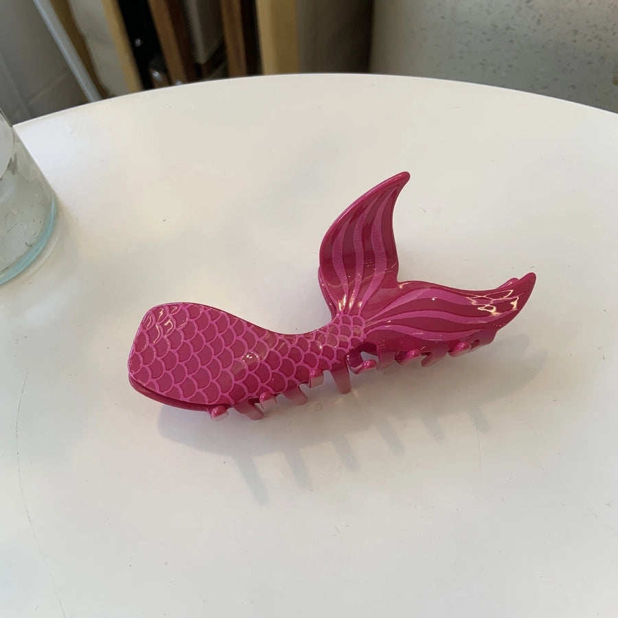 Women's Cartoon Style Mermaid Arylic Acetic acid sheets Hair Claws