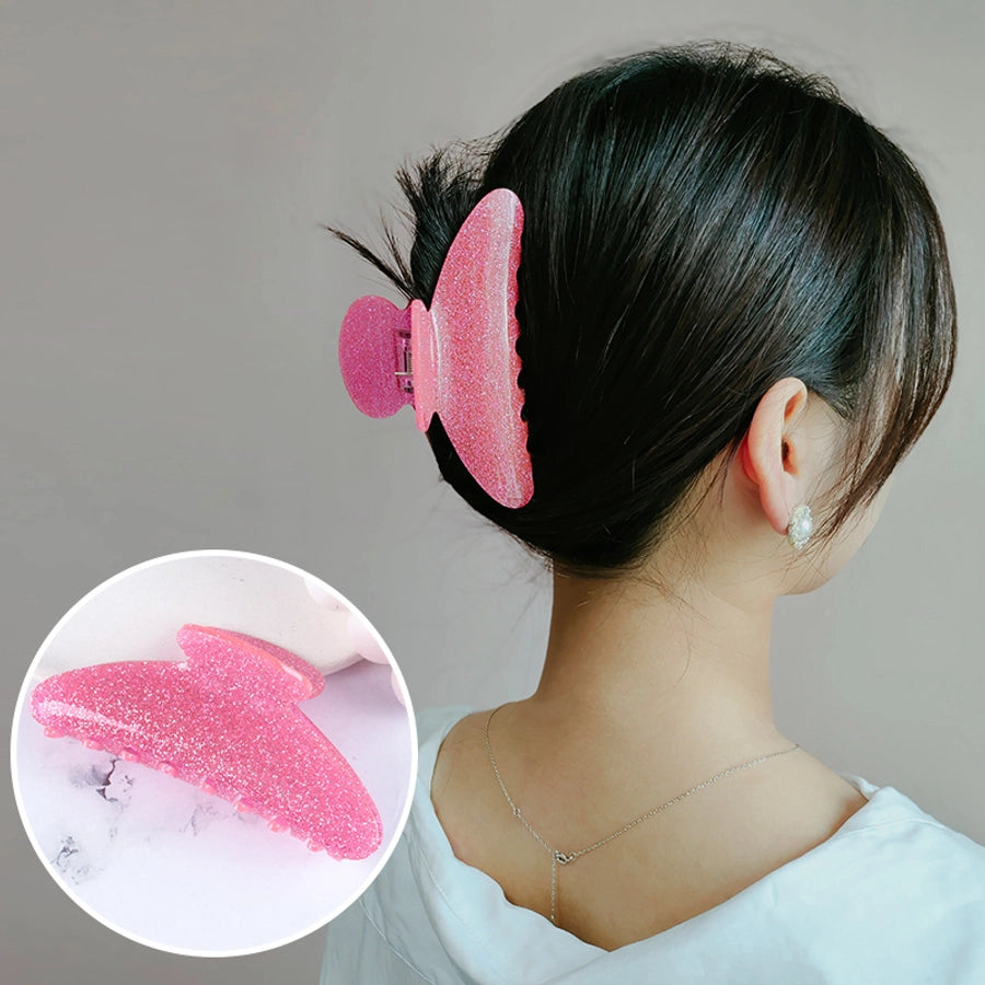 Women's Casual Simple Style Solid Color Arylic Stoving Varnish Hair Claws