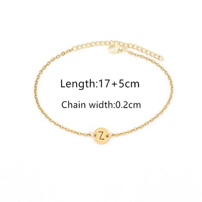 Elegant Simple Style Classic Style Letter 201 Stainless Steel 304 Stainless Steel Bracelets In Bulk
