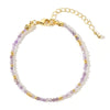 Hot Selling New Bohemian Style Colorful Natural Stone Beads String Bracelet Women's Jewelry Affordable Luxury Fashion